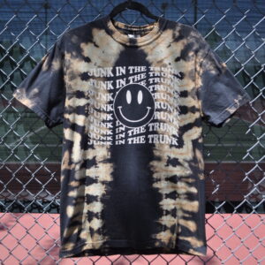 Reverse Dyed Black Smiley Junk T Shirt