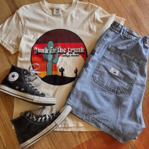 Cream Sunset Junk T Shirt