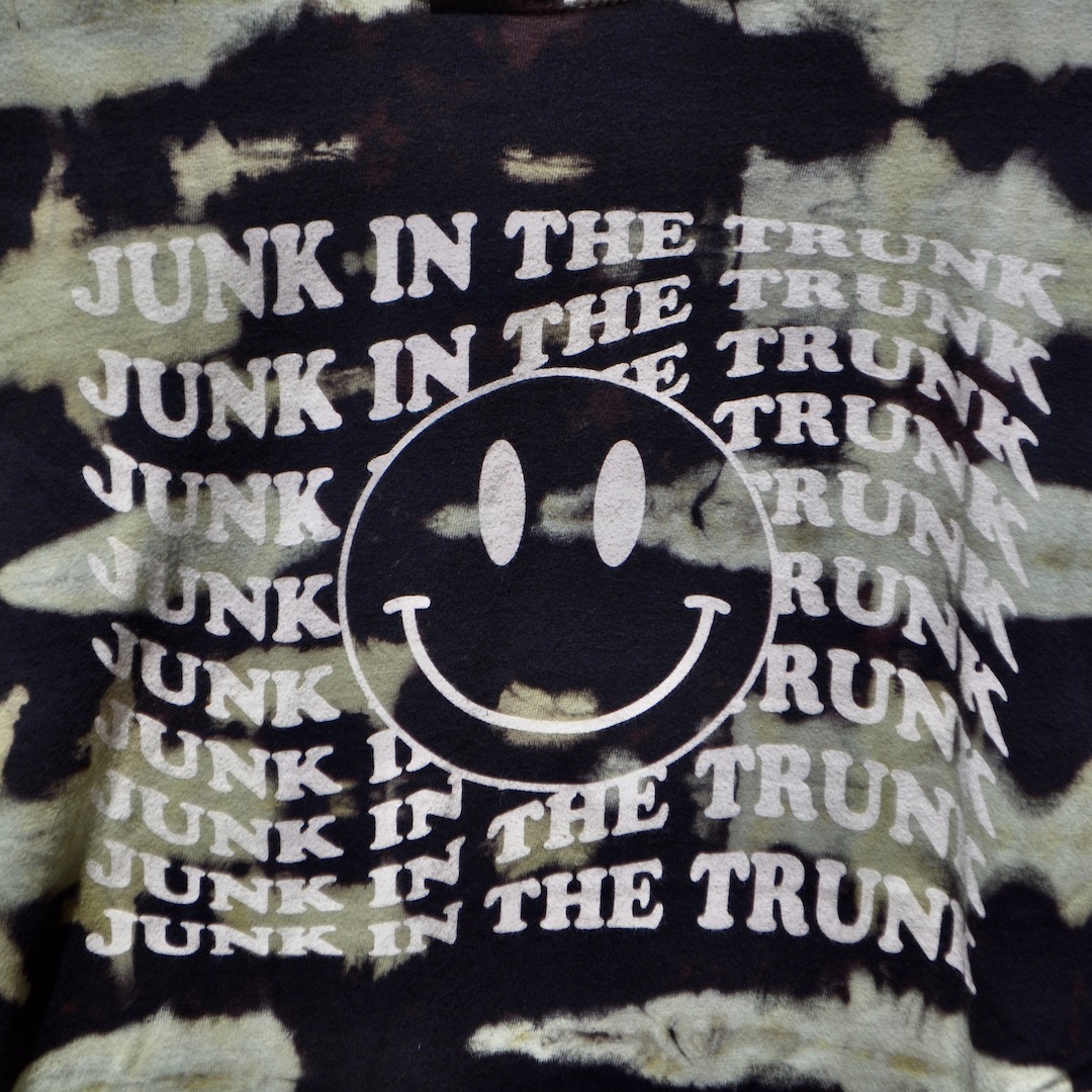 Reverse Dyed Black Smiley Junk T Shirt - Image 6